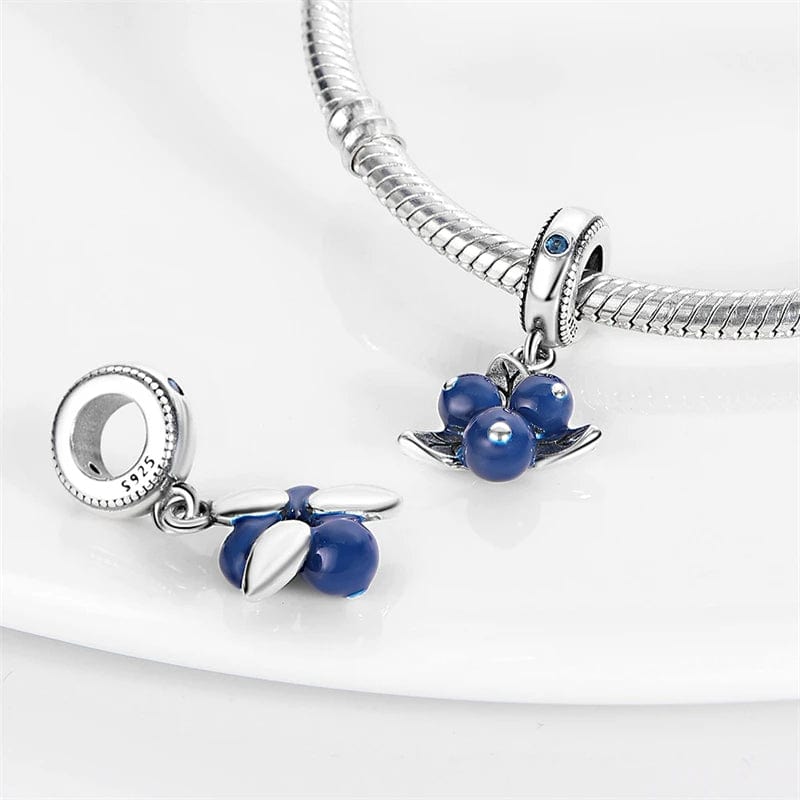 Blueberry Dangle Charm