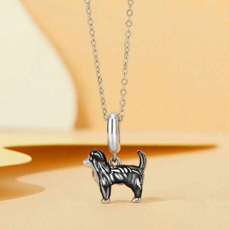 Border Collie Dangle Charm