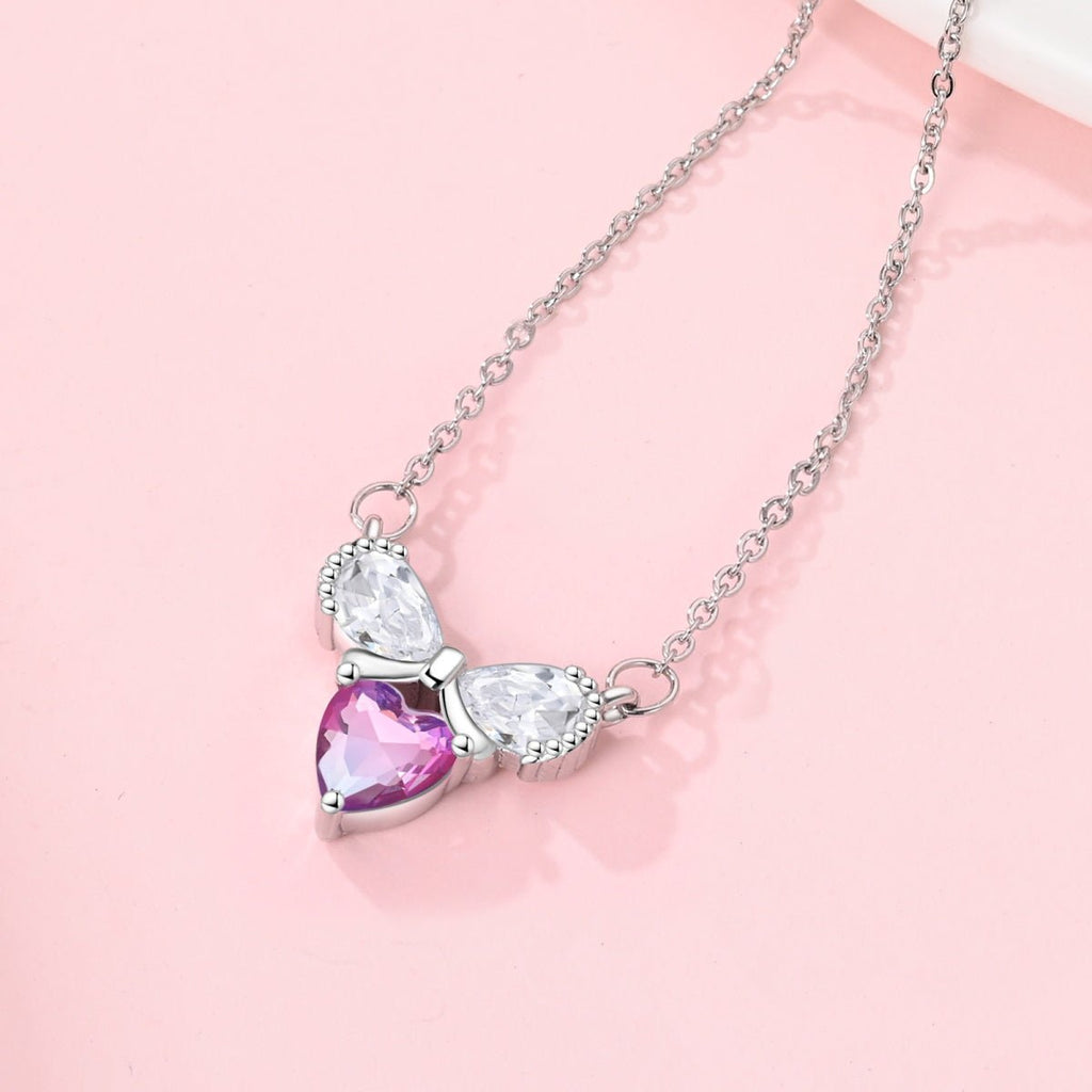 Bow & Heart Elegance Necklace