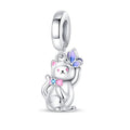 Butterfly Kitten Dangle Charm