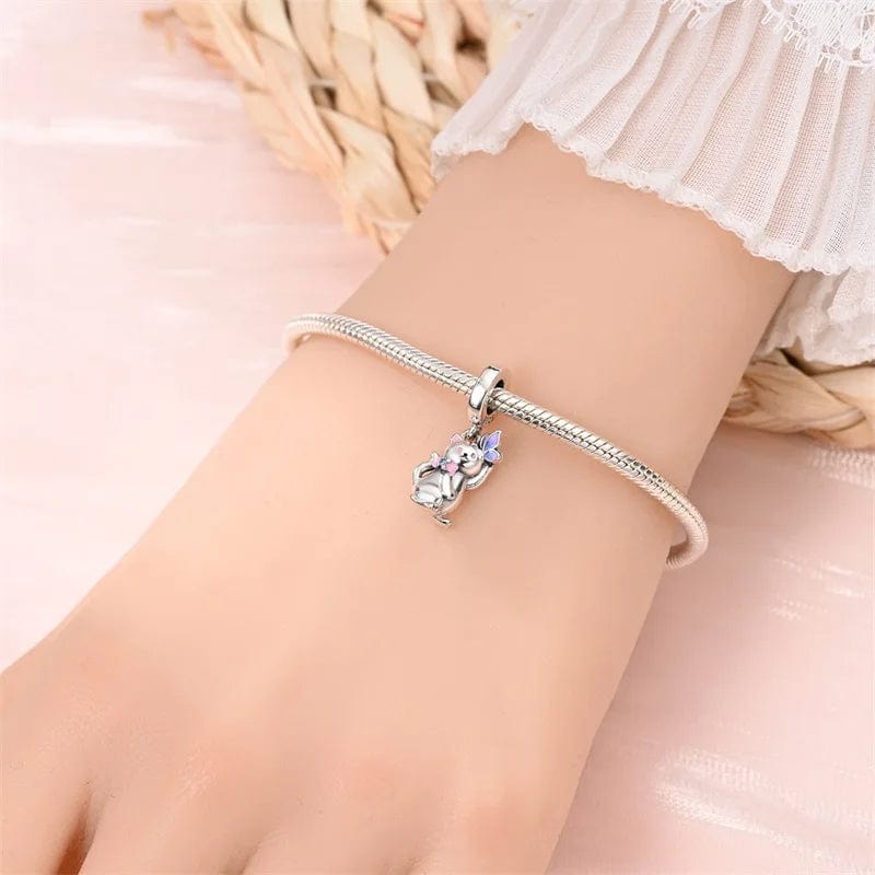Butterfly Kitten Dangle Charm