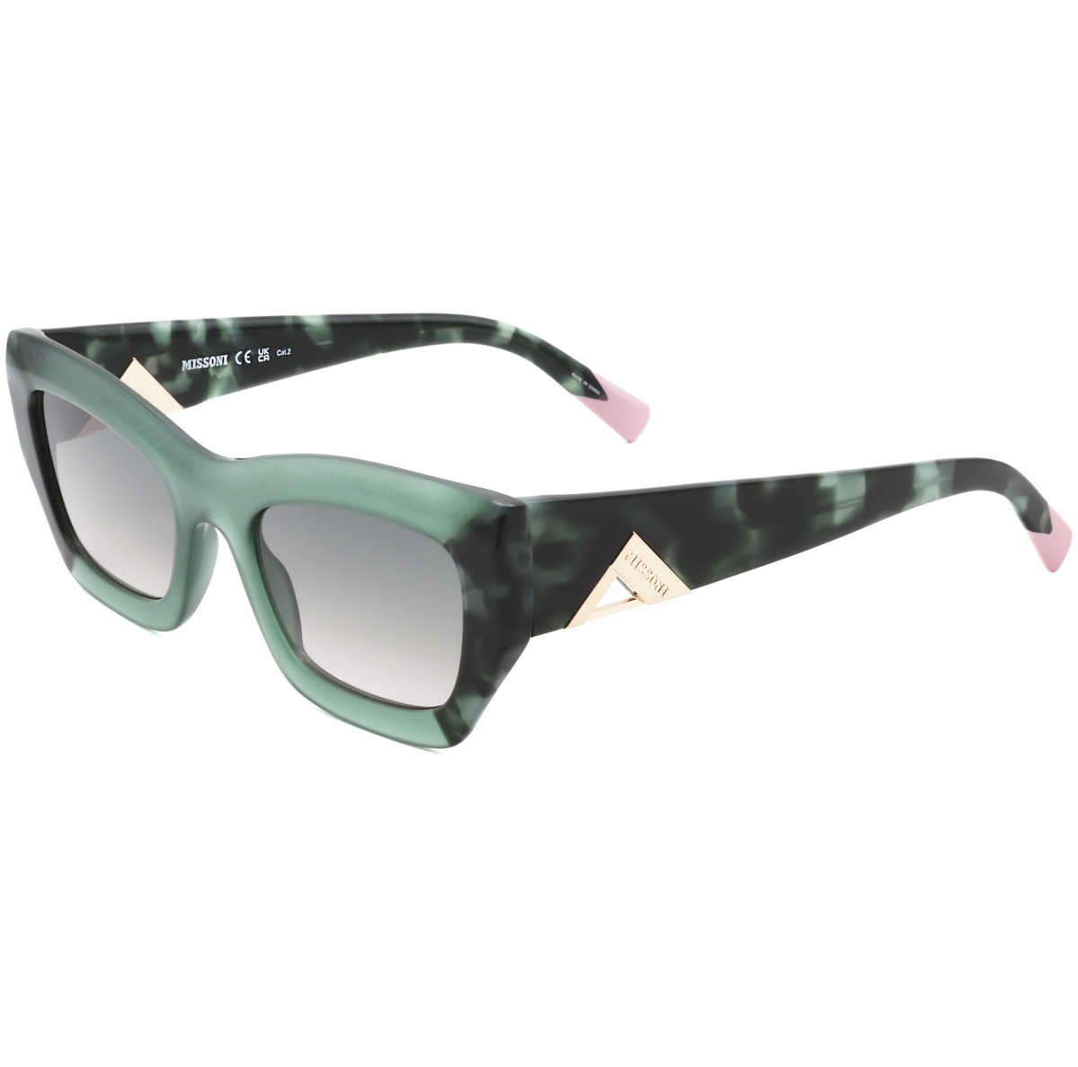 Missoni Women's 53 mm Green Sunglasses