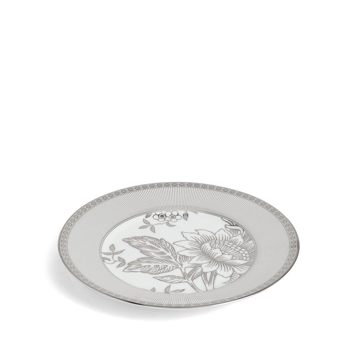 Silver Tonquin Plate 20.6cm 8.1in