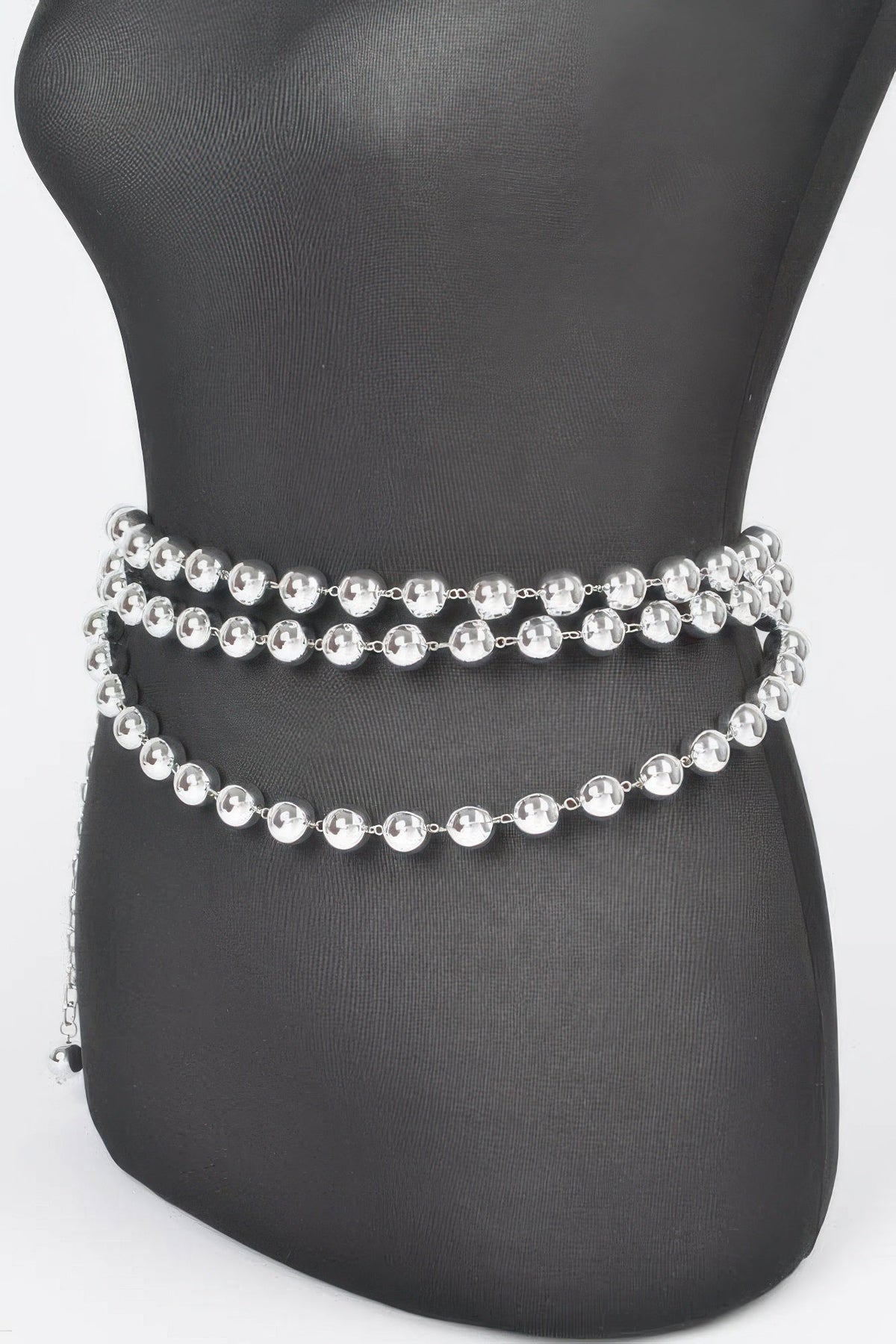 Multi Layered Ccb Ball Chain Belt