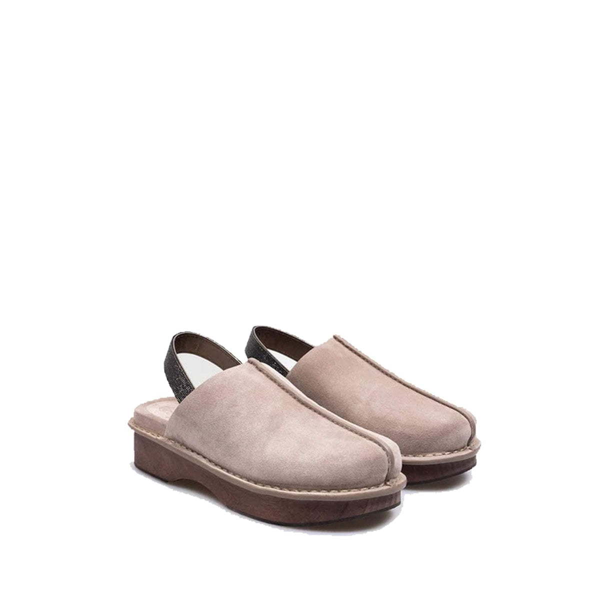 Brunello Cucinelli Suede Clogs Mules Women