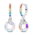 Celestial Cat & Crescent Moon Earrings