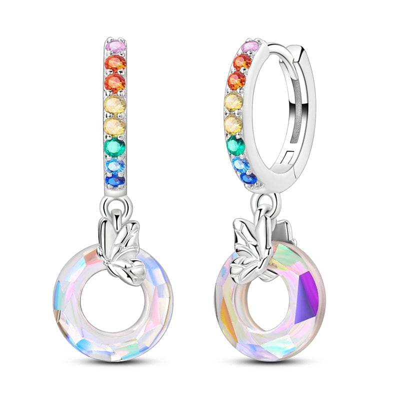 Celestial Cat & Crescent Moon Earrings