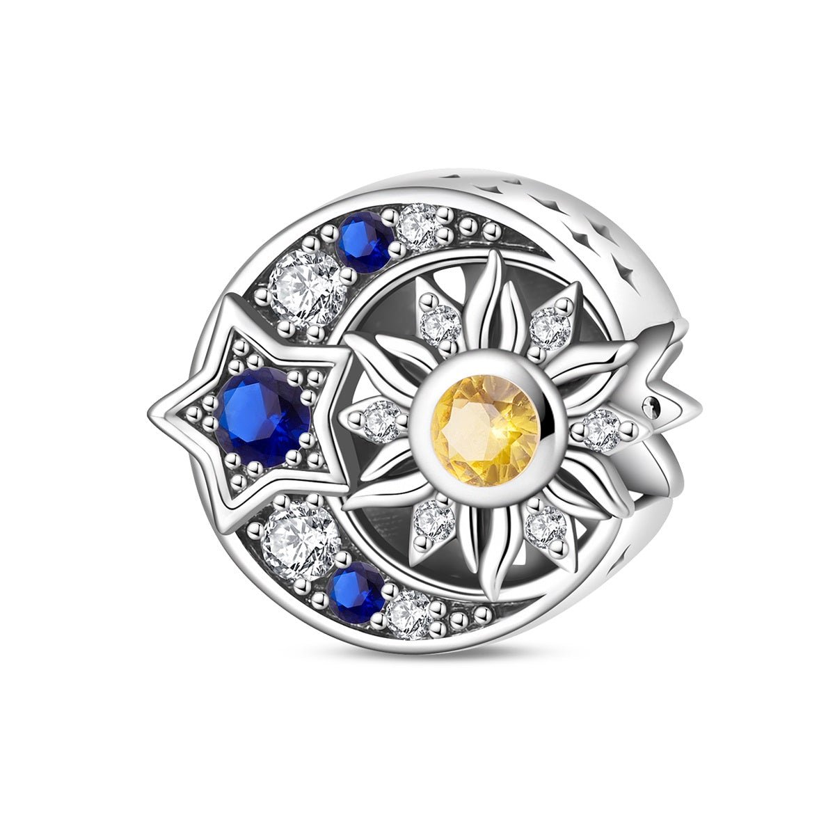 Celestial Sun, Moon & Stars Charm