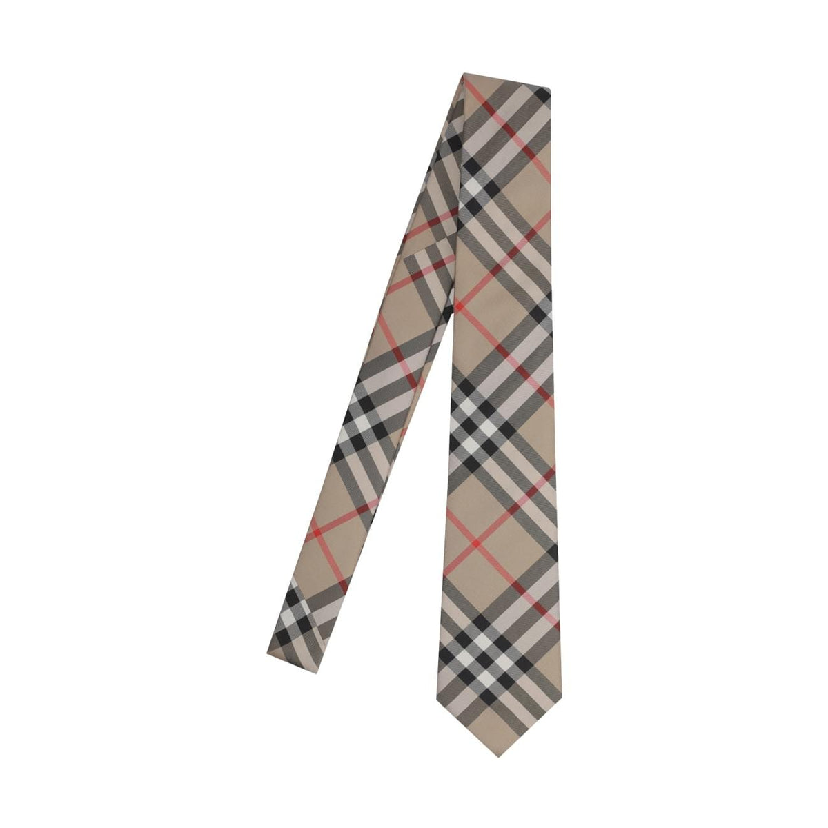 Burberry Men Check Silk Tie