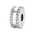 Clear Pavé Clip Charm
