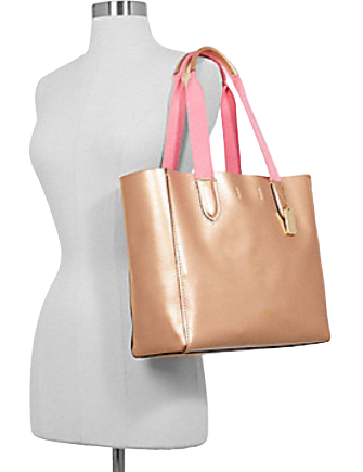 Coach Derby Metallic Tote