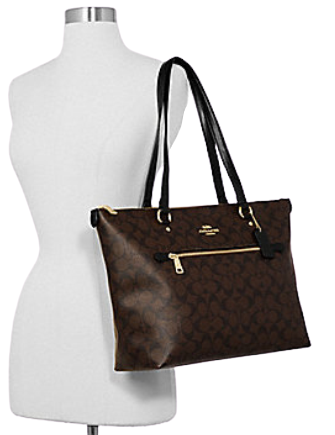 Coach Gallery Tote In Signature Canvas