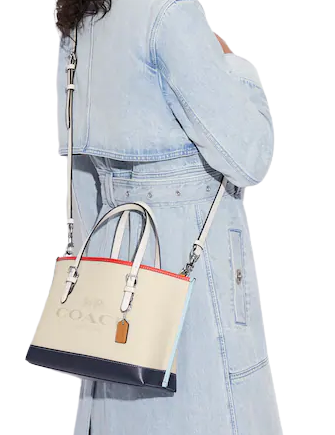 Coach Mollie Tote 25 In Colorblock