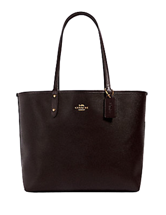 Coach Reversible City Tote With Stripe Star Print