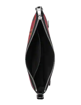 Coach Rowan File Bag With Tartan Plaid Print
