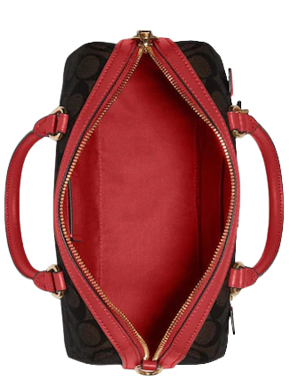Coach Rowan Satchel In Signature Canvas