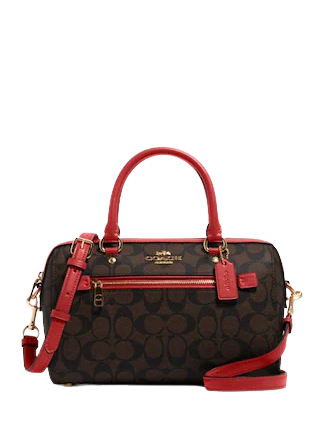 Coach Rowan Satchel In Signature Canvas