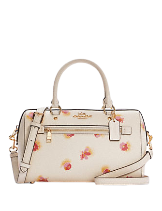 Coach Rowan Satchel With Pop Floral Print