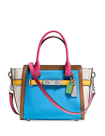Coach Swagger 21 Carryall Satchel in Rainbow