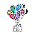 Colorful Balloon House “Forever My Love” Dangle Charm