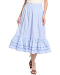 Sail to Sable Tiered Hem Skirt