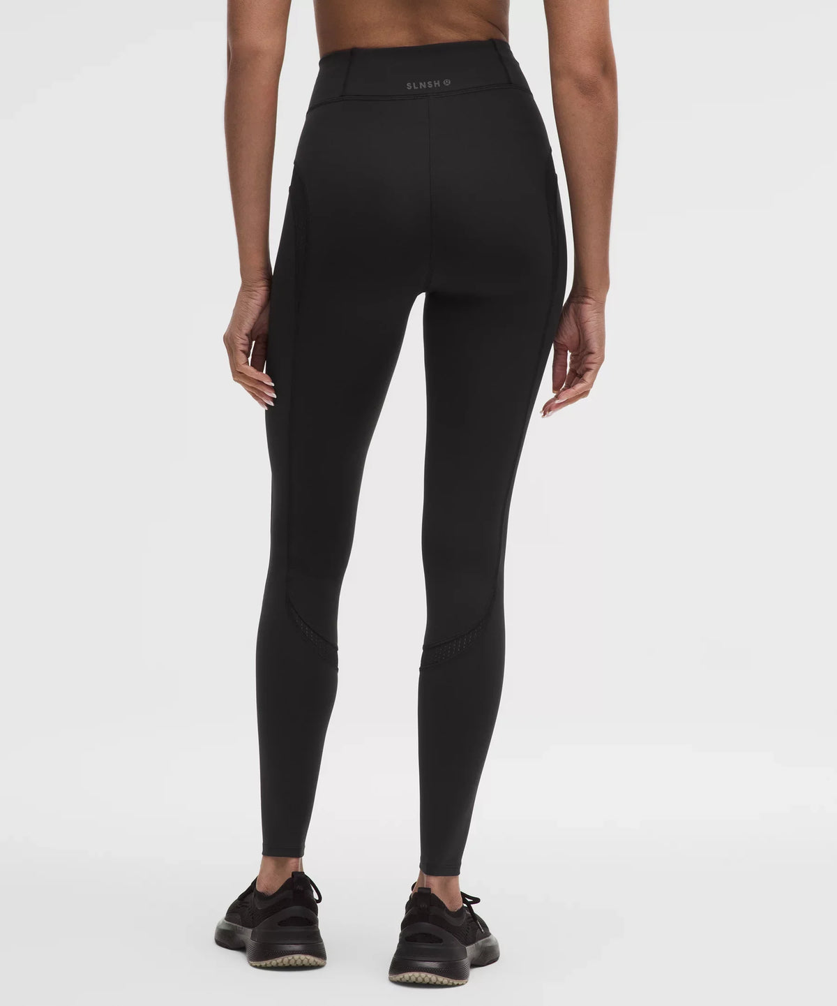 Mesh Panelled High-Rise Tight 28"