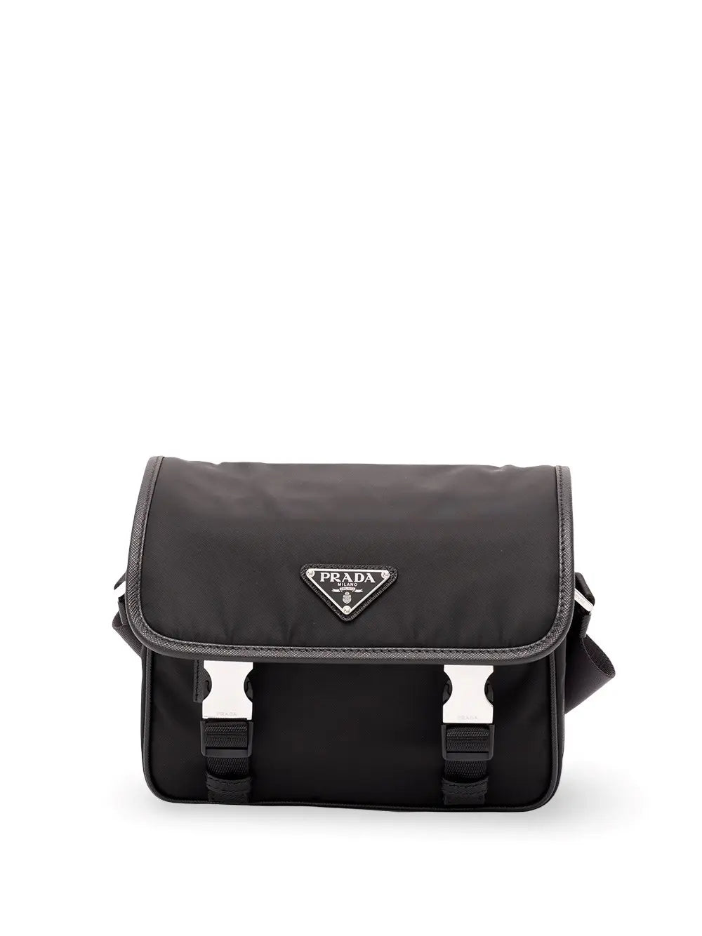 Prada Men Re-Nylon And Saffiano Leather Shoulder Bag