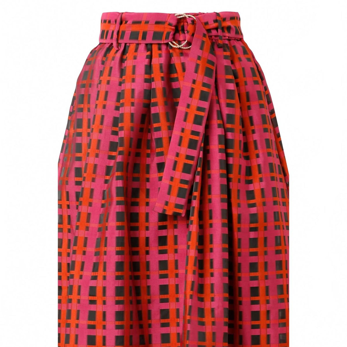 Women's Maya Maxi Skirt In Crimson