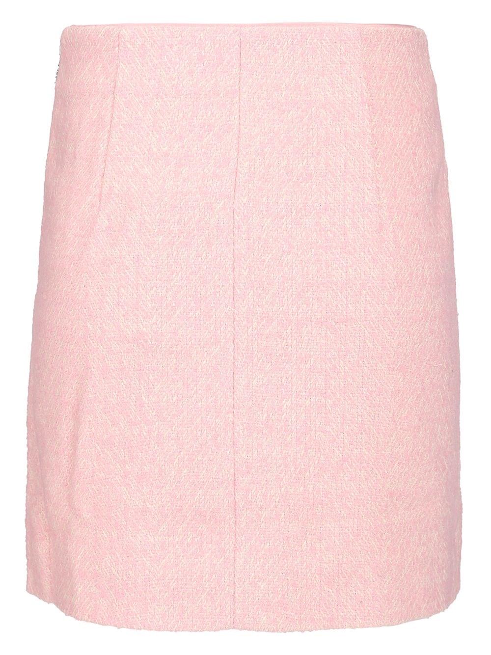 Rotate Women Bouclé Miniskirt