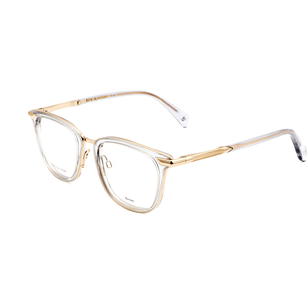 Rag & Bone Men's 51 mm Grey Opticals