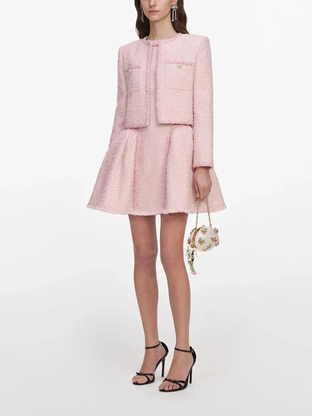 Self-Portrait Women Boucle Jacket