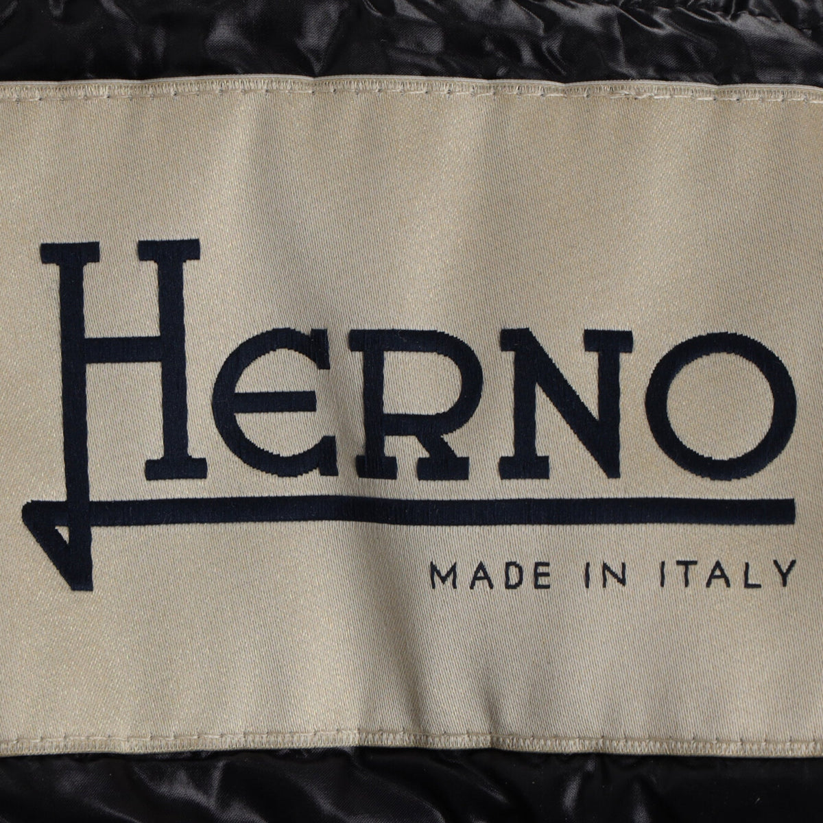 Herno Hooded Coat In Beige Virgin Wool