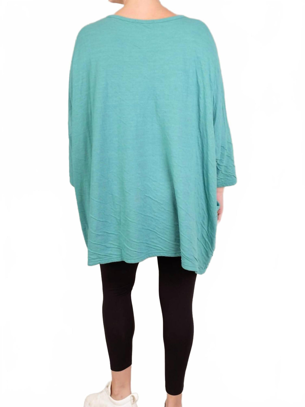 Long Sleeve Crew Pullover In Riviera
