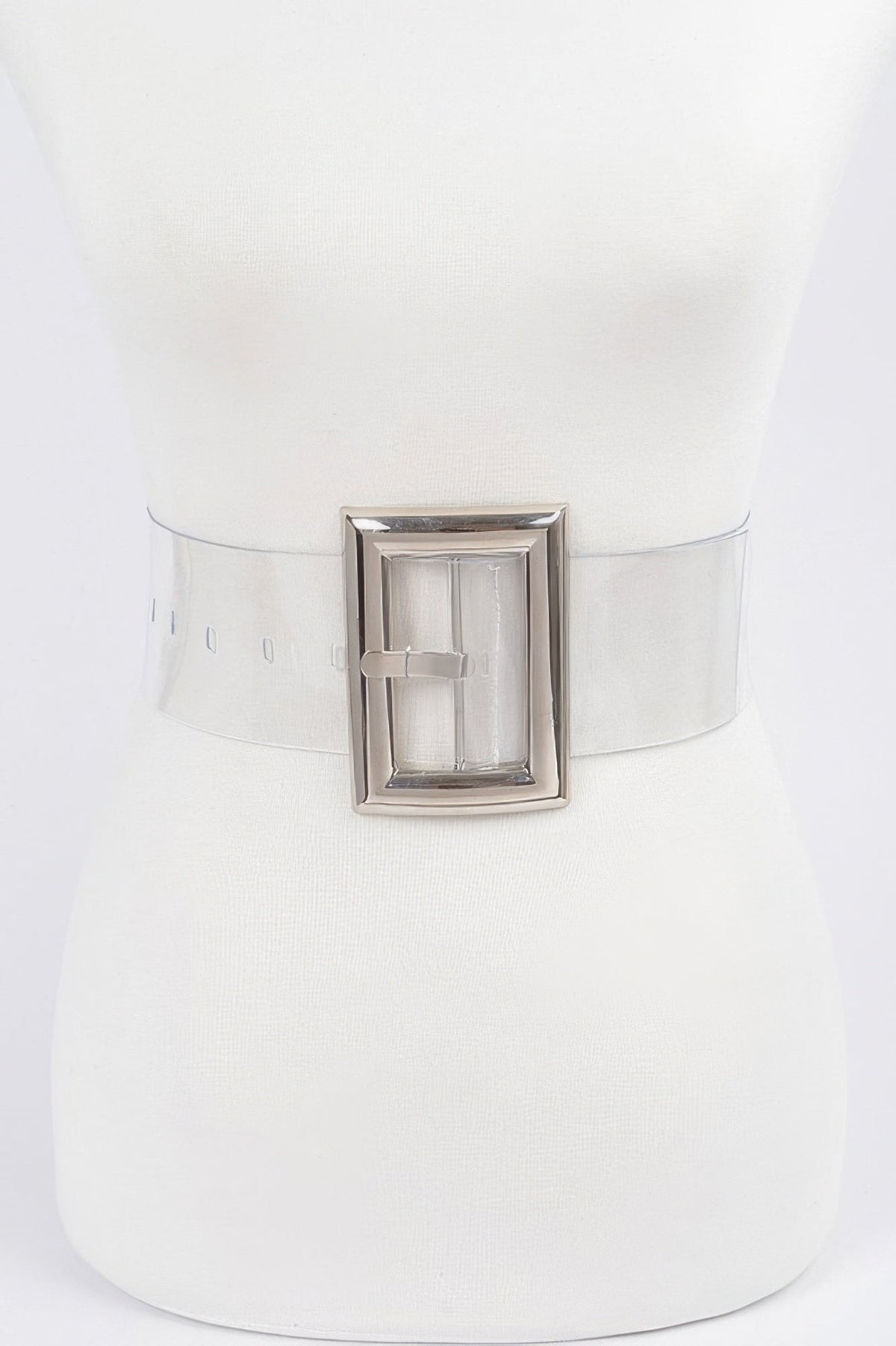 Oversized Transparent Pvc Belt