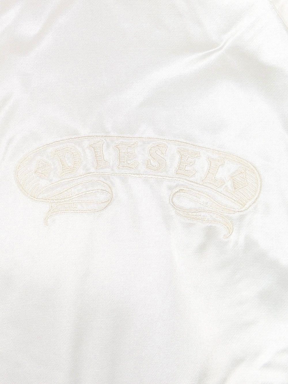 Diesel Men Reversible Satin Bomber Jacket