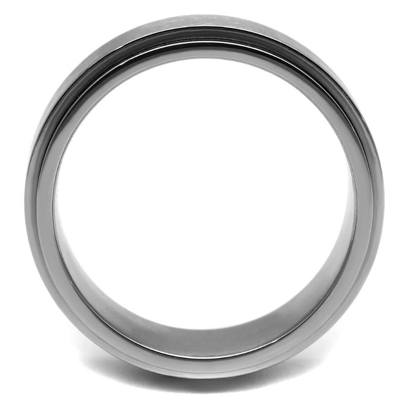 High polished (no plating) Stainless Steel Ring with No Stone
