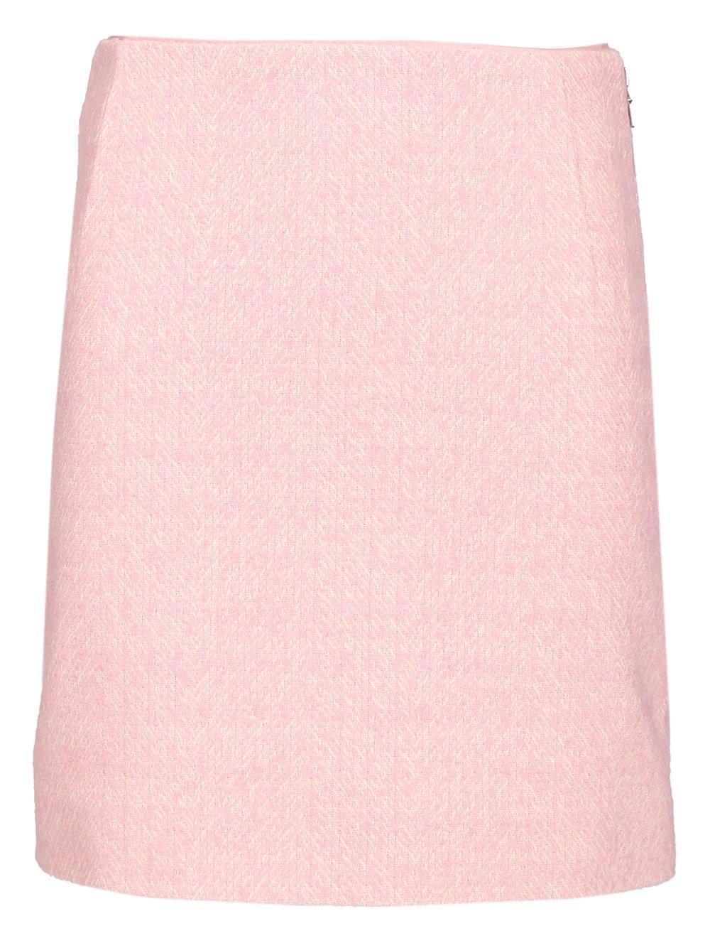 Rotate Women Bouclé Miniskirt