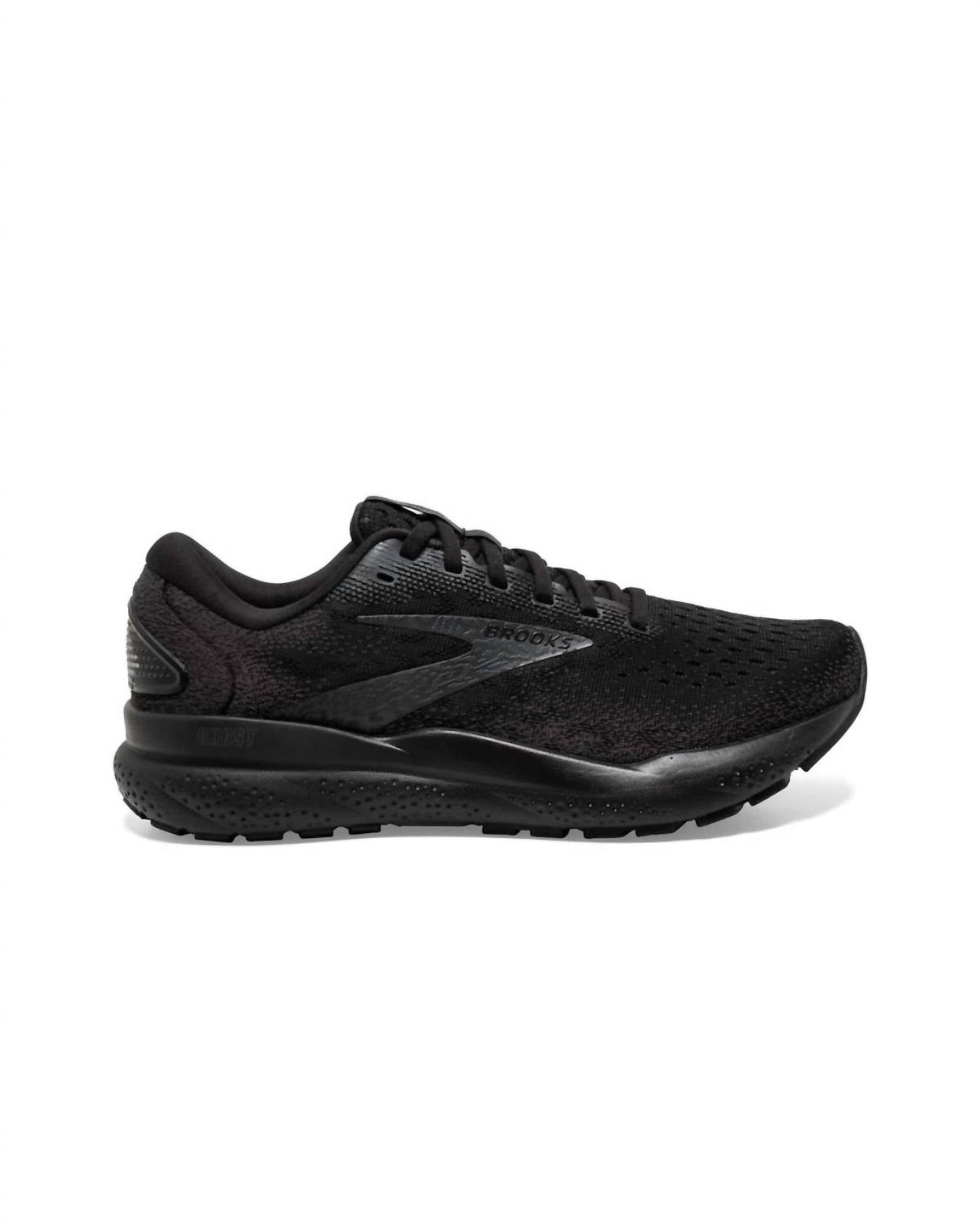 Women's Ghost 16 Running Shoe In Black/black/ebony