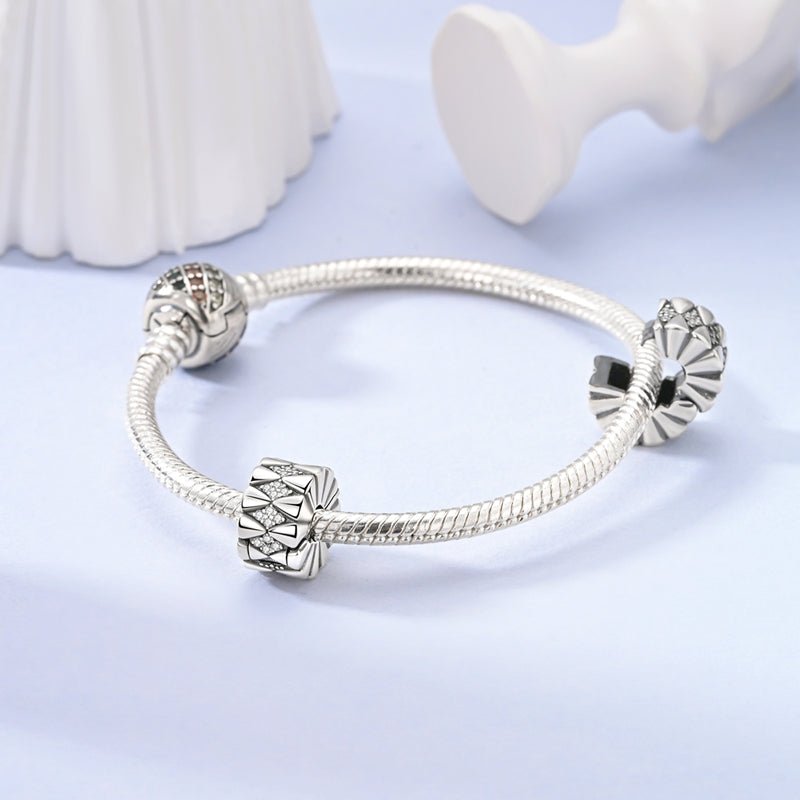 Elegant Diamond Cluster Clip Charm