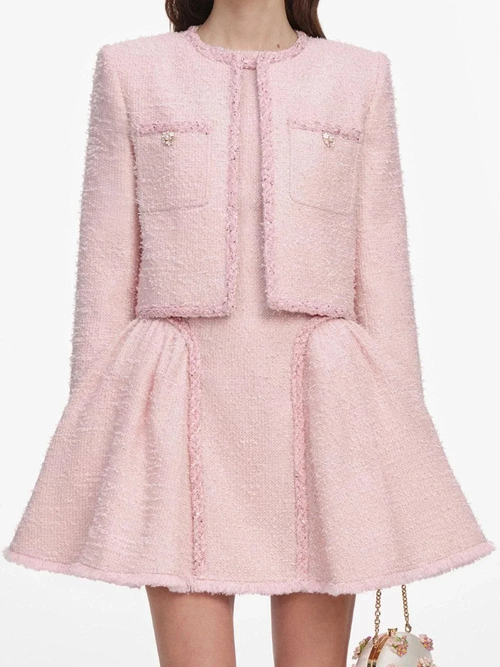 Self-Portrait Women Boucle Jacket
