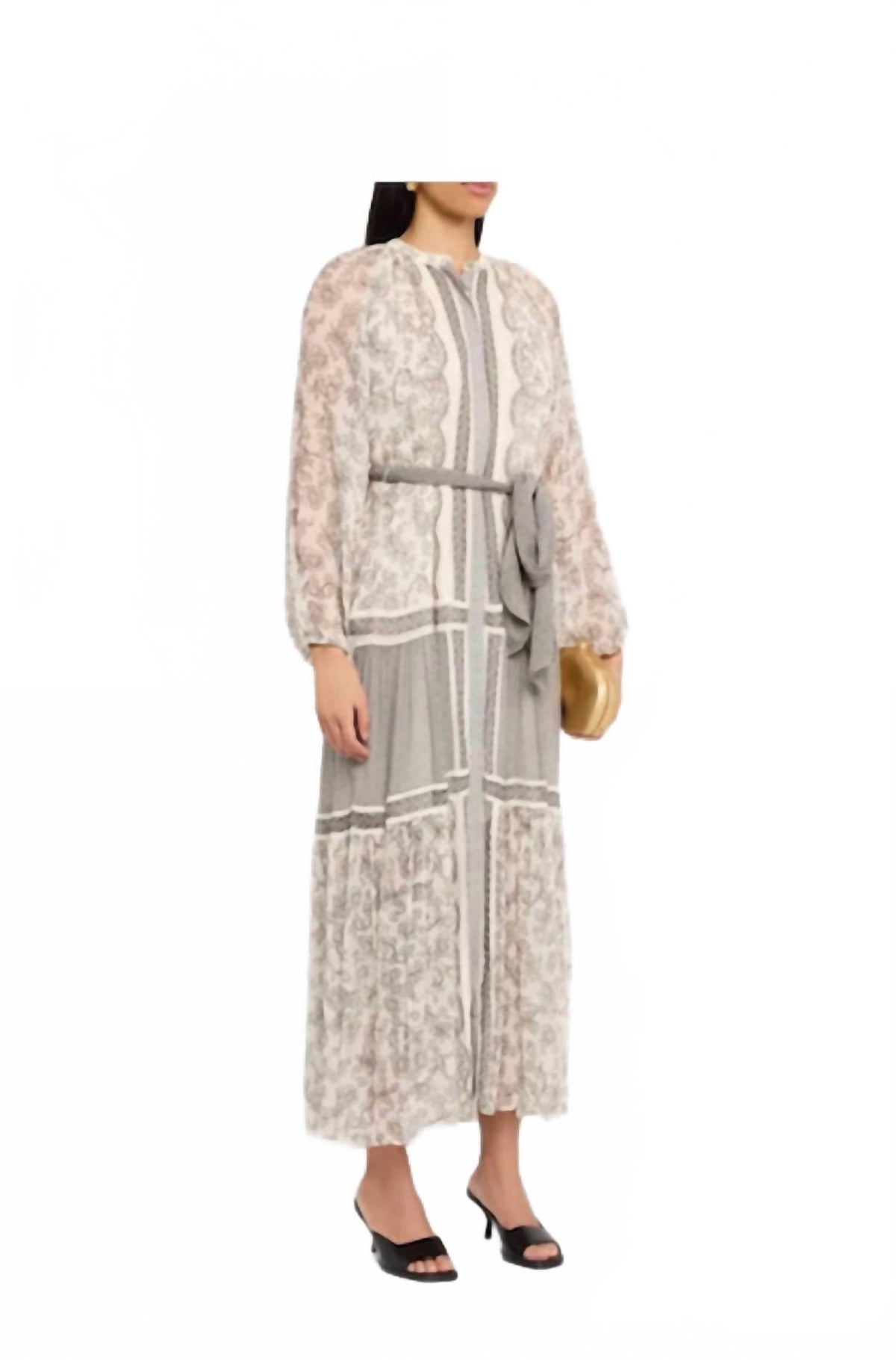 Halley Printed Maxi Dress In Bbjal