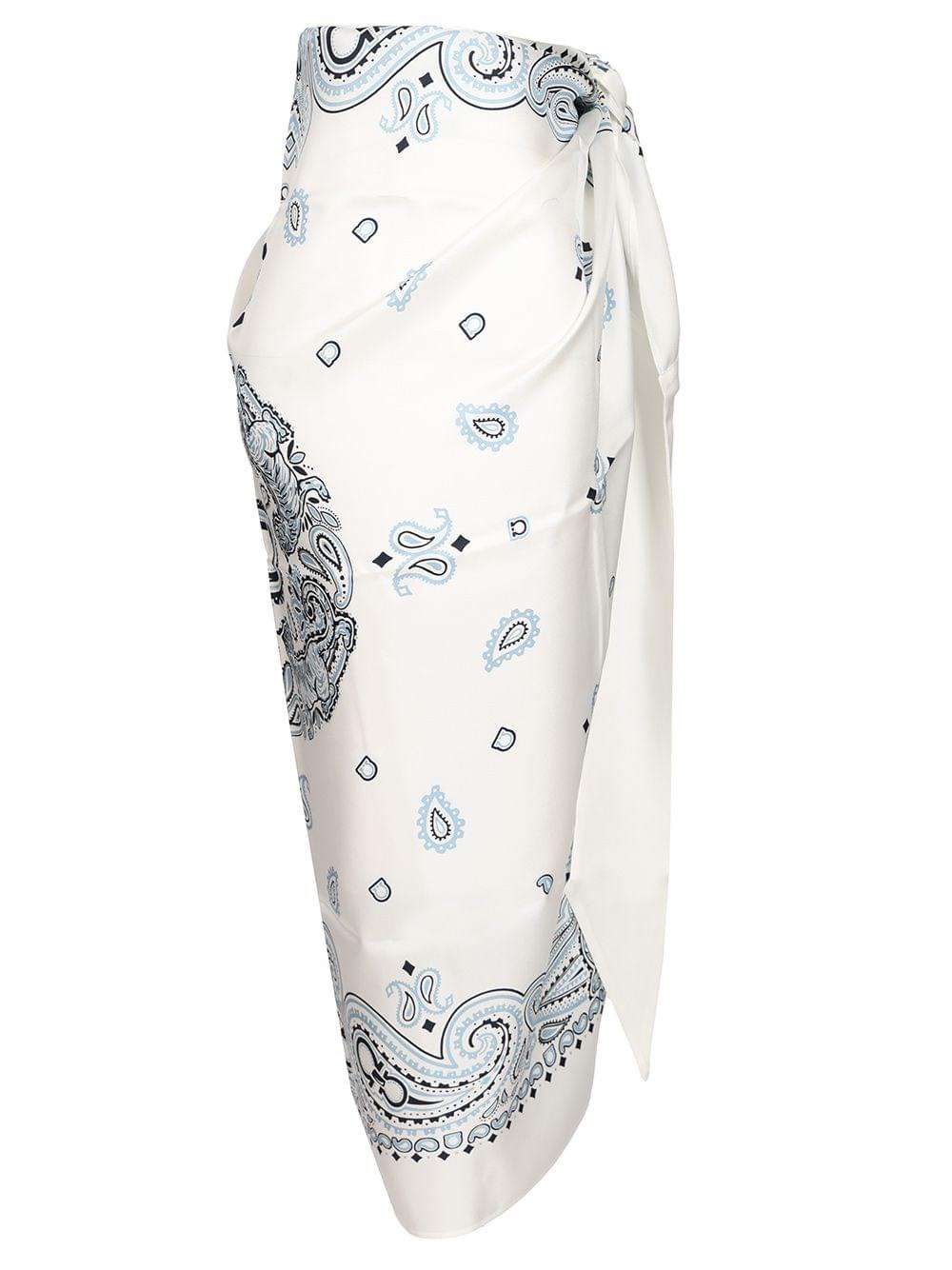Ferragamo Women Arabesque Print Silk Sarong