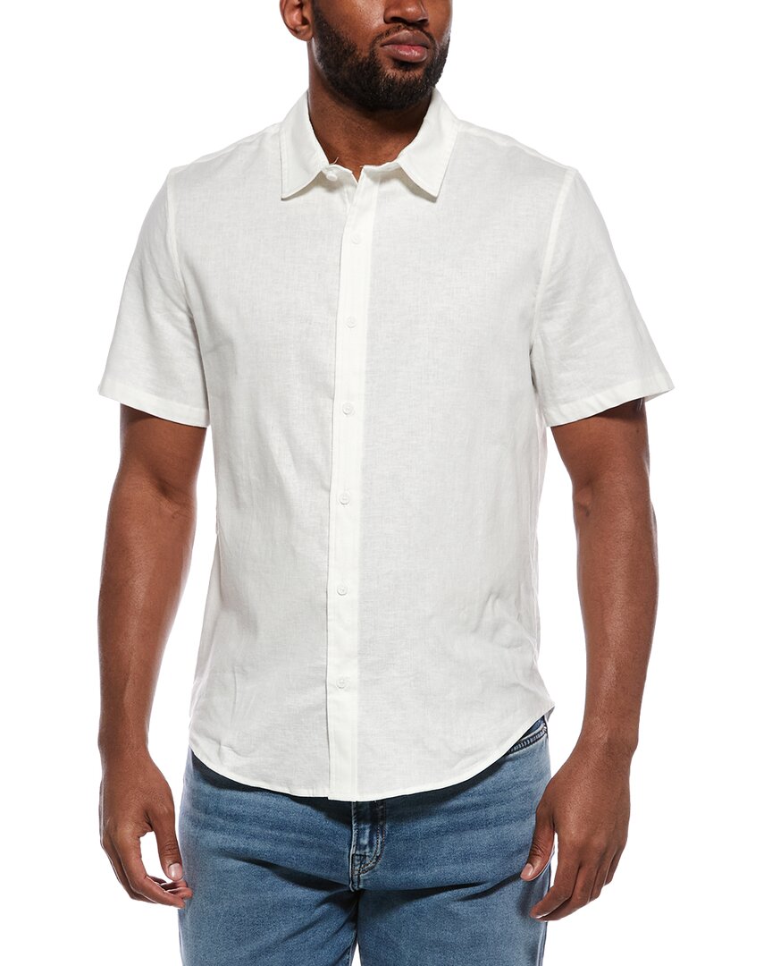 Onia Linen-Blend Solid Shirt