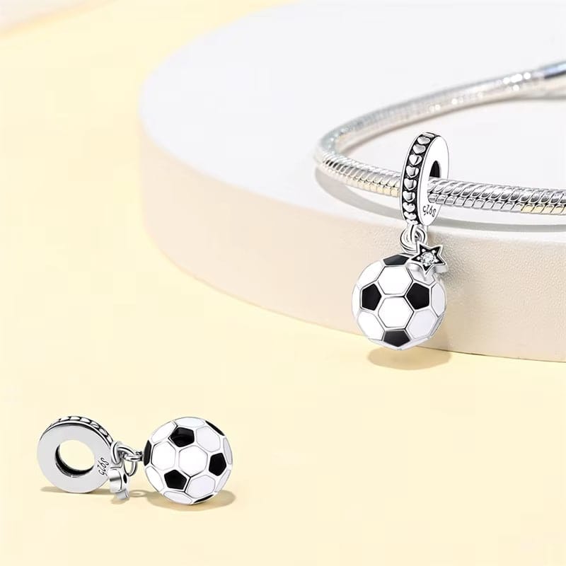 Football Star Dangle Charm