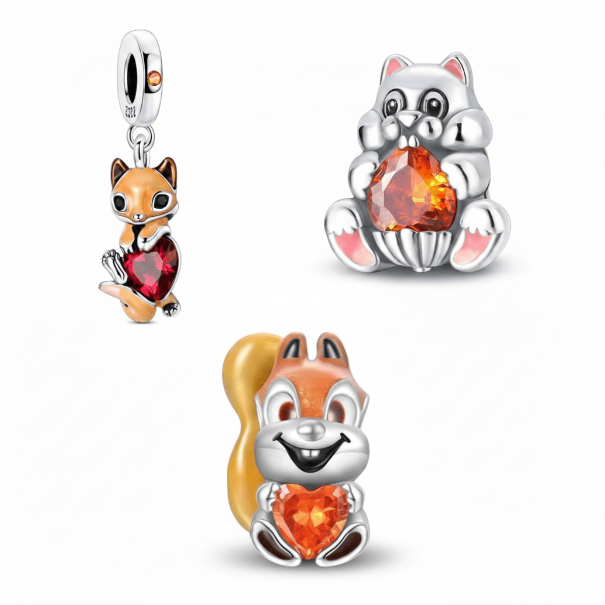 Forest Friends Charm Trio