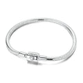 Forever Heart Snake Chain Bracelet