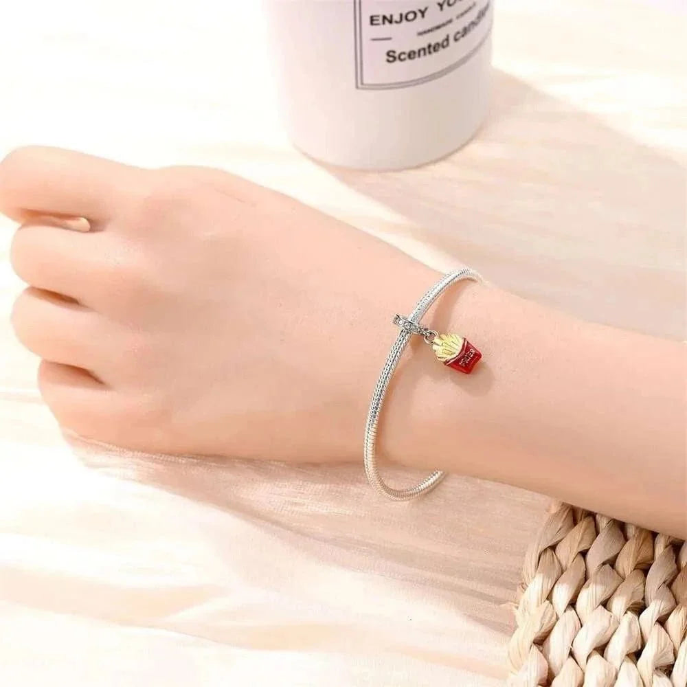 French Fries Dangle Charm