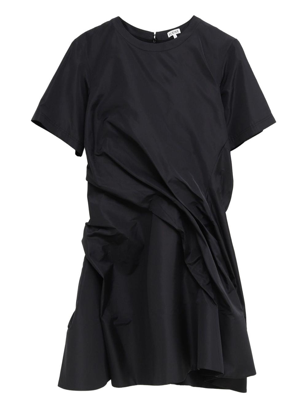 Loewe Women Silk Blend Twisted Mini Dress