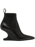 Rick Owens Women Leather Ankle Boots