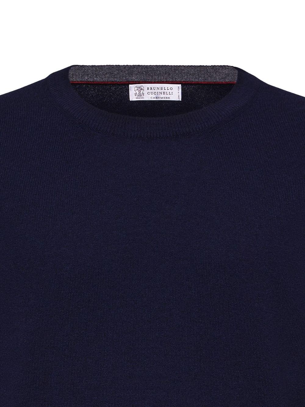 Brunello Cucinelli Men Cashmere Crewneck Sweater